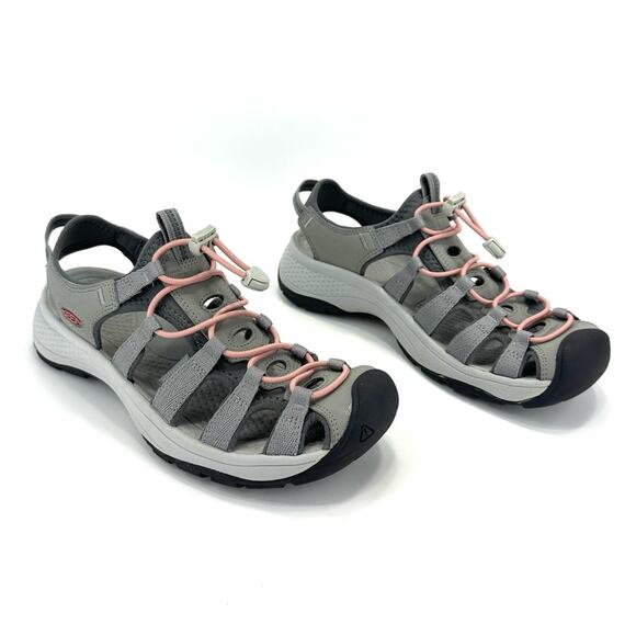 Keen Women Outdoor Sandal Sz 10 Closed-Toe Gray Astoria West Waterproof Washable - Picture 1 of 16
